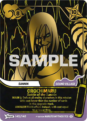 Naruto Mythos TCG - Shinobi Shiren - Orochimaru - (Battle of the Sannin) - SS-145-S - Secret