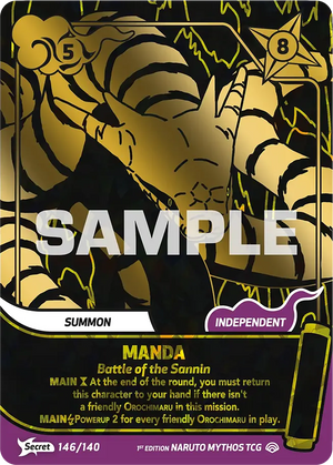 Naruto Mythos TCG - Shinobi Shiren - Manda - (Battle of the Sannin) - SS-146-S - Secret