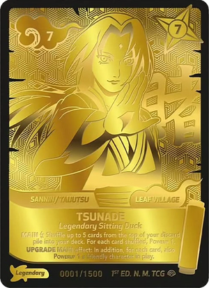 Naruto Mythos TCG - Shinobi Shiren - Tsunade - (Legendary Sitting Duck) - SS-999-L - Legendary