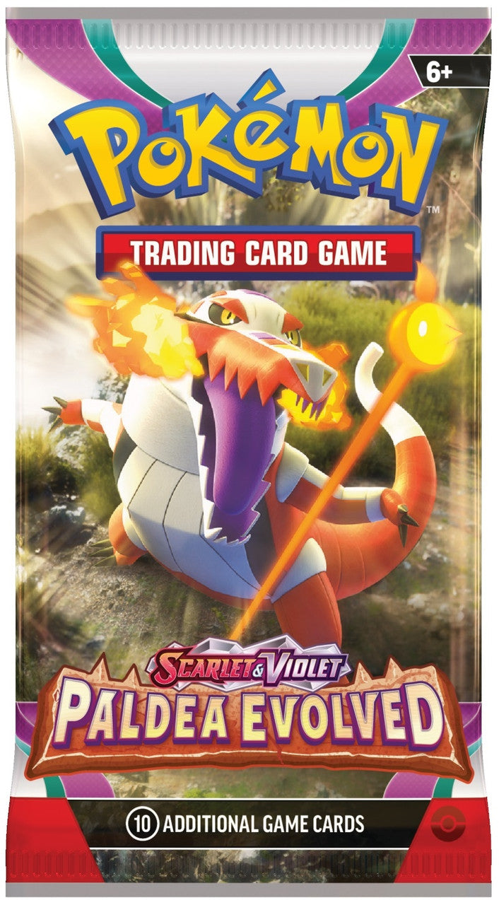 Pokmon TCG - Scarlet & Violet Paldea Evolved Half Booster Box (18 Pac Pokmon TCG - Scarlet & Violet Paldea Evolved Half Booster Box (18 Pac