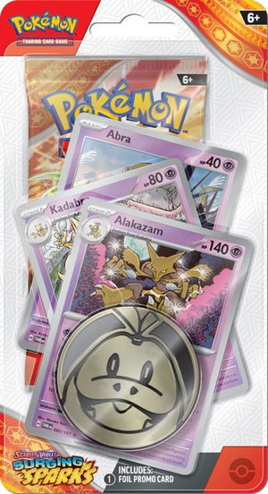 Pokémon TCG - Scarlet and Violet Surging Sparks Premium Checklane Blister Alakazam
