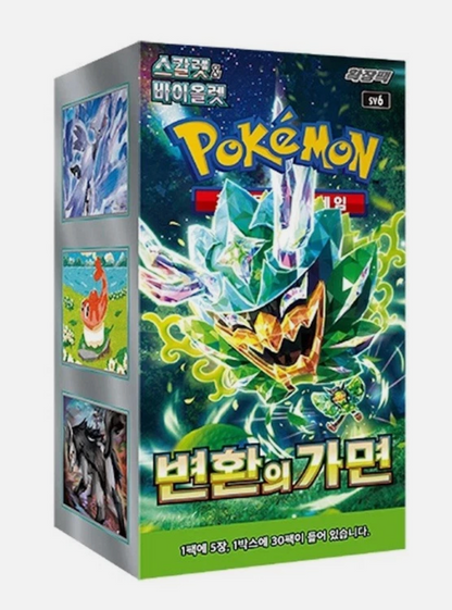 Pokémon TCG - Mask of Change (SV6) Korean Booster Box (Factory Sealed)
