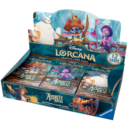 Disney - Lorcana TCG - Azurite Sea - Booster Box (24 Packs)
