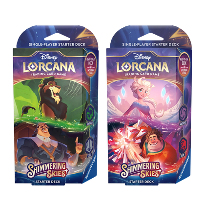 Disney - Lorcana TCG - Shimmering Skies - Starter Deck Bundle