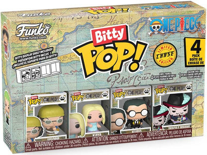 Funko Bitty POP: One Piece - Usopp / Kaya / Kuro & Chase
