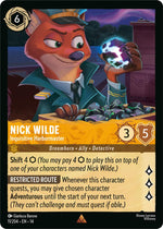Disney Lorcana TCG - Hyperia City - Nick Wilde - Inquisitive Harbormaster - 11/204 - Rare