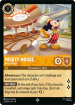 Disney Lorcana TCG - Hyperia City - Mickey Mouse - Best in Town - 23/204 - Super Rare - Cold Foil
