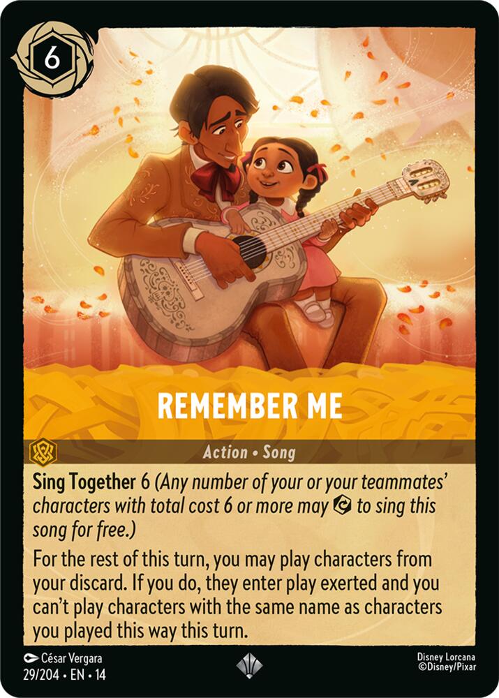 Disney Lorcana TCG - Hyperia City - Remember Me - 29/204 - Super Rare