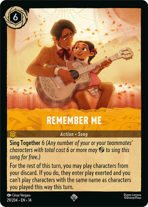Disney Lorcana TCG - Hyperia City - Remember Me - 29/204 - Super Rare
