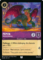 Disney Lorcana TCG - Hyperia City - Pepita - Watchful Alebrije - 40/204 - Uncommon - Cold Foil