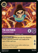 Disney Lorcana TCG - Hyperia City - Tia Victoria - Disapproving Ancestor - 42/204 - Common - Cold Foil