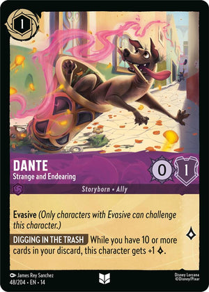 Disney Lorcana TCG - Hyperia City - Dante - Strange and Endearing - 48/204 - Uncommon