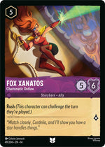 Disney Lorcana TCG - Hyperia City - Fox Xanatos - Charismatic Outlaw - 49/204 - Uncommon - Cold Foil