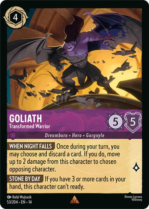 Disney Lorcana TCG - Hyperia City - Goliath - Transformed Warrior - 53/204 - Rare