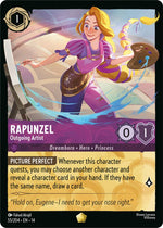 Disney Lorcana TCG - Hyperia City - Rapunzel - Outgoing Artist - 55/204 - Legendary