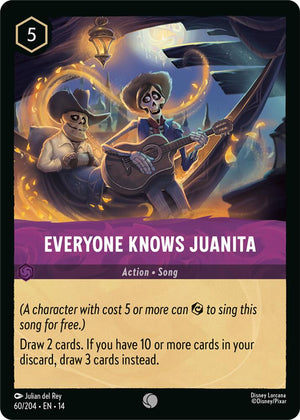Disney Lorcana TCG - Hyperia City - Everyone Knows Juanita - 60/204 - Common