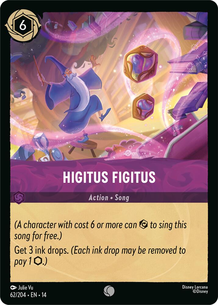 Disney Lorcana TCG - Hyperia City - Higitus Figitus - 62/204 - Common