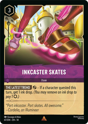 Disney Lorcana TCG - Hyperia City - Inkcaster Skates - 67/204 - Rare