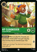 Disney Lorcana TCG - Hyperia City - Kit Cloudkicker - Irrepressible Bear - 74/204 - Common - Cold Foil