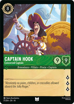Disney Lorcana TCG - Hyperia City - Captain Hook - Concerned Captain - 77/204 - Uncommon
