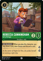 Disney Lorcana TCG - Hyperia City - Rebecca Cunningham - Savvy Manager - 80/204 - Common