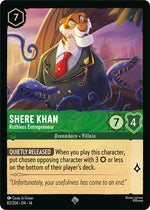 Disney Lorcana TCG - Hyperia City - Shere Khan - Ruthless Entrepreneur - 83/204 - Super Rare - Cold Foil