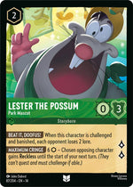 Disney Lorcana TCG - Hyperia City - Lester the Possum - Park Mascot - 87/204 - Uncommon - Cold Foil
