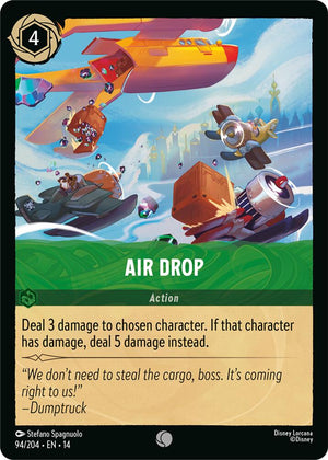 Disney Lorcana TCG - Hyperia City - Air Drop - 94/204 - Common - Cold Foil