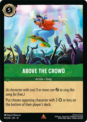 Disney Lorcana TCG - Hyperia City - Above the Crowd - 95/204 - Rare - Cold Foil