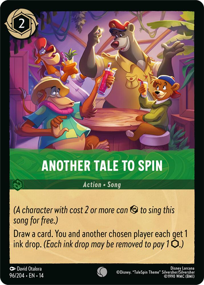Disney Lorcana TCG - Hyperia City - Another Tale to Spin - 96/204 - Common - Cold Foil