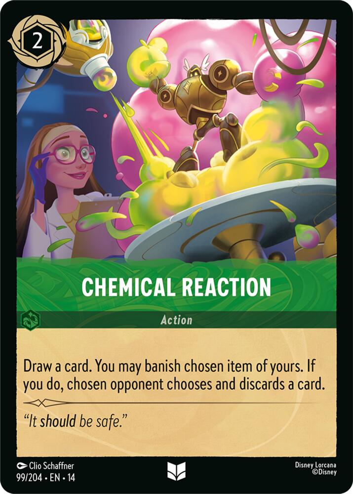 Disney Lorcana TCG - Hyperia City - Chemical Reaction - 99/204 - Uncommon