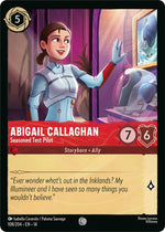 Disney Lorcana TCG - Hyperia City - Abigail Callaghan - Seasoned Test Pilot - 108/204 - Common - Cold Foil