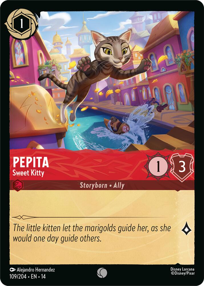 Disney Lorcana TCG - Hyperia City - Pepita - Sweet Kitty - 109/204 - Common