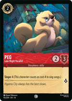 Disney Lorcana TCG - Hyperia City - Peg - Late-Night Vocalist - 115/204 - Common