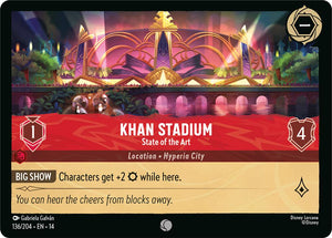 Disney Lorcana TCG - Hyperia City - Khan Stadium - State of the Art - 136/204 - Common