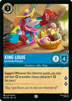 Disney Lorcana TCG - Hyperia City - King Louie - Ice Cream Virtuoso - 141/204 - Common - Cold Foil
