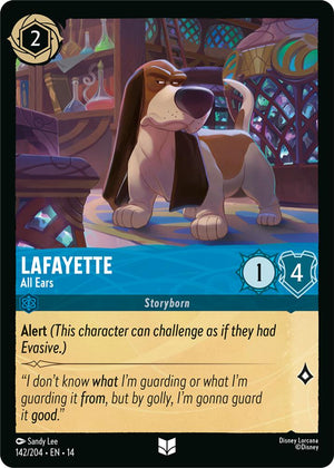 Disney Lorcana TCG - Hyperia City - Lafayette - All Ears - 142/204 - Uncommon