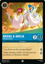 Disney Lorcana TCG - Hyperia City - Abigail & Amelia - Gossiping Geese - 143/204 - Common - Cold Foil