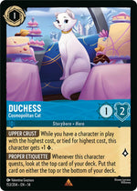 Disney Lorcana TCG - Hyperia City - Duchess - Cosmopolitan Cat - 153/204 - Rare