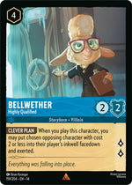Disney Lorcana TCG - Hyperia City - Bellwether - Highly Qualified - 159/204 - Rare