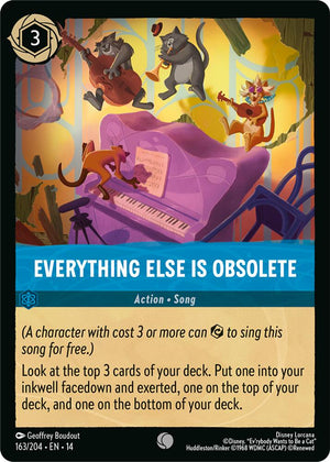 Disney Lorcana TCG - Hyperia City - Everything Else Is Obsolete - 163/204 - Common