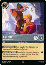 Disney Lorcana TCG - Hyperia City - Arthur - Merlin's Assistant - 172/204 - Rare - Cold Foil