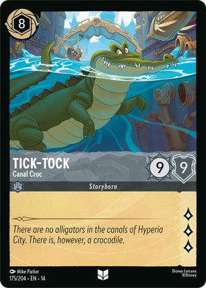 Disney Lorcana TCG - Hyperia City - Tick-Tock - Canal Croc - 175/204 - Uncommon