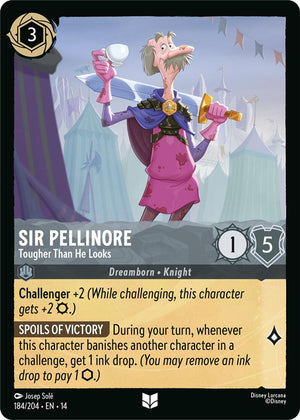 Disney Lorcana TCG - Hyperia City - Sir Pellinore - Tougher Than He Looks - 184/204 - Uncommon