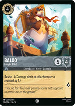 Disney Lorcana TCG - Hyperia City - Baloo - Freight Pilot - 191/204 - Common - Cold Foil