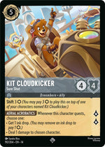 Disney Lorcana TCG - Hyperia City - Kit Cloudkicker - Sure Shot - 192/204 - Super Rare - Cold Foil