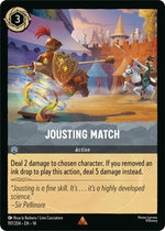 Disney Lorcana TCG - Hyperia City - Jousting Match - 197/204 - Rare - Cold Foil