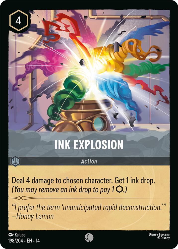 Disney Lorcana TCG - Hyperia City - Ink Explosion - 198/204 - Common - Cold Foil