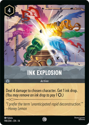 Disney Lorcana TCG - Hyperia City - Ink Explosion - 198/204 - Common