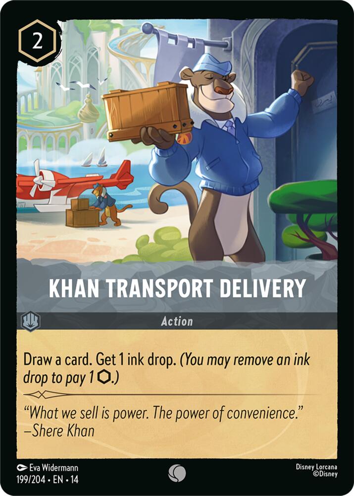 Disney Lorcana TCG - Hyperia City - Khan Transport Delivery - 199/204 - Common